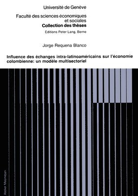 bokomslag Influence Des changes Intra-Latinoamricains Sur l'conomie Colombienne