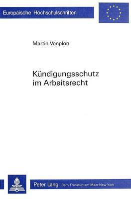 bokomslag Kuendigungsschutz Im Arbeitsrecht