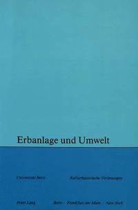 bokomslag Erbanlage Und Umwelt