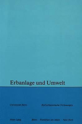 bokomslag Erbanlage Und Umwelt