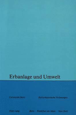 bokomslag Erbanlage Und Umwelt