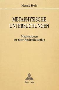 bokomslag Metaphysische Untersuchungen