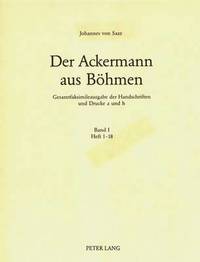 bokomslag Der Ackermann Aus Boehmen