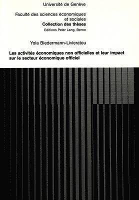 Les Activits conomiques Non Officielles Et Leur Impact Sur Le Secteur conomique Officiel 1