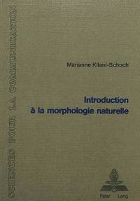 bokomslag Introduction  La Morphologie Naturelle