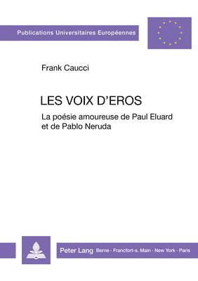 bokomslag Les Voix d'Eros