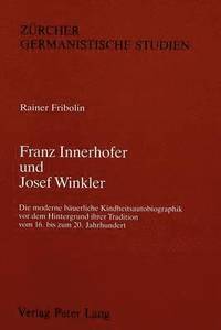 bokomslag Franz Innerhofer Und Josef Winkler