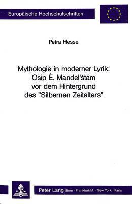 bokomslag Mythologie in Moderner Lyrik
