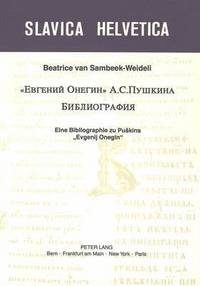 bokomslag Evgenij Onegin A. S. Puskina. Bibliografija