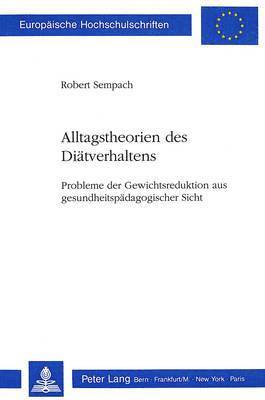 bokomslag Alltagstheorien Des Diaetverhaltens