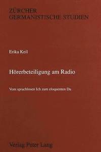 bokomslag Hoererbeteiligung Am Radio