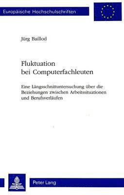 bokomslag Fluktuation Bei Computerfachleuten