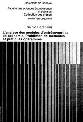 bokomslag L'Analyse Des Modles d'Entres-Sorties En conomie