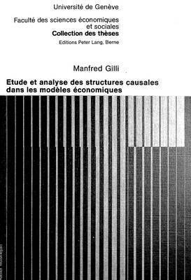 bokomslag Etude Et Analyse Des Structures Causales Dans Les Modles conomiques