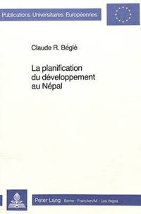 bokomslag La Planification Du Dveloppement Au Npal