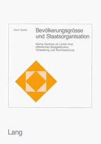 bokomslag Bevoelkerungsgroesse Und Staatsorganisation