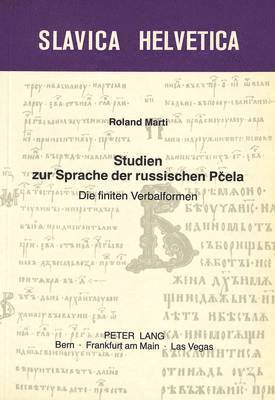 bokomslag Studien Zur Sprache Der Russischen Pcela