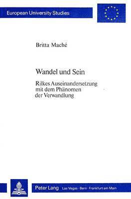 Wandel Und Sein 1