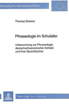 Phraseologie Im Schulalter 1