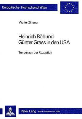 Heinrich Boell Und Guenter Grass in Den USA 1