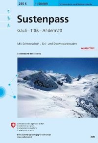 bokomslag Swisstopo 1 : 50 000 Sustenpass Ski