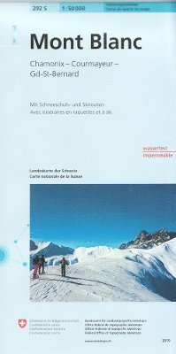 bokomslag Mont Blanc / Chamonix / Courmayeur / Gd-St-Bernard