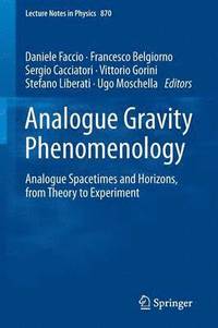 bokomslag Analogue Gravity Phenomenology