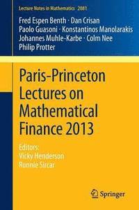 bokomslag Paris-Princeton Lectures on Mathematical Finance 2013