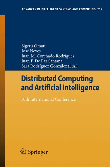 Sigeru Omatu, José Neves, Juan M. Corchado Rodriguez, Juan F Paz Santana, Sara Rodríguez Gonzalez - Distributed Computing and Artificial Intelligence, Häftad