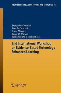 bokomslag 2nd International Workshop on Evidence-based Technology Enhanced Learning