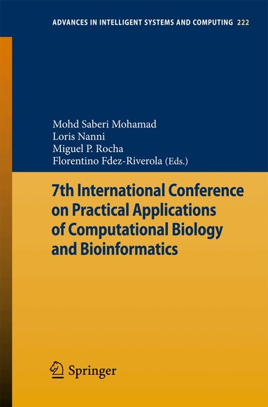 Mohd Saberi Mohamad, Loris Nanni, Miguel P. Rocha, Florentino Fdez-Riverola - 7th International Conference on Practical Applications of Computational Biology & Bioinformatics, Häftad