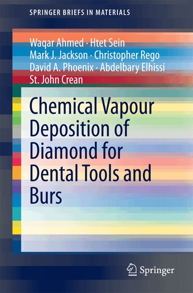 Waqar Ahmed, Htet Sein, Mark J. Jackson, Christopher Rego, David A. Phoenix, Abdelbary Elhissi, St. John Crean - Chemical Vapour Deposition of Diamond for Dental Tools and Burs, Häftad