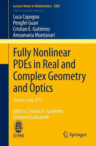 Luca Capogna, Pengfei Guan, Cristian E. Gutiérrez, Annamaria Montanari - Fully Nonlinear PDEs in Real and Complex Geometry and Optics, Häftad