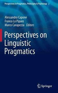 bokomslag Perspectives on Linguistic Pragmatics