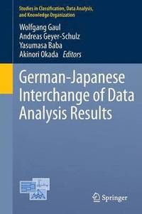 bokomslag German-Japanese Interchange of Data Analysis Results