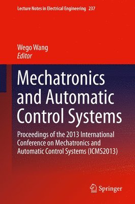 bokomslag Mechatronics and Automatic Control Systems