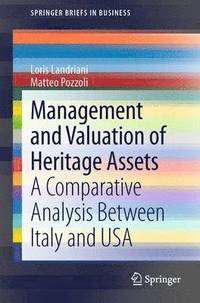 bokomslag Management and Valuation of Heritage Assets