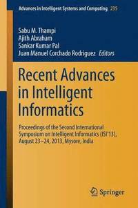 bokomslag Recent Advances in Intelligent Informatics