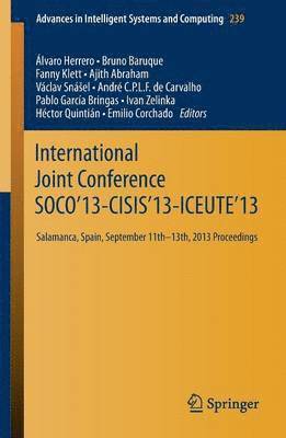 International Joint Conference SOCO13-CISIS13-ICEUTE13 1
