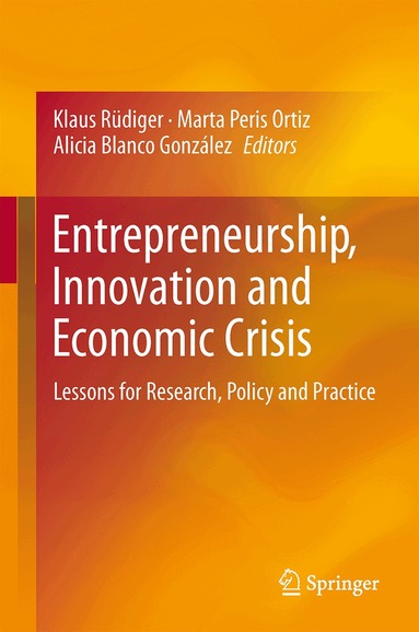 Klaus Rüdiger, Marta Peris Ortiz, Alicia Blanco González - Entrepreneurship, Innovation and Economic Crisis, Inbunden