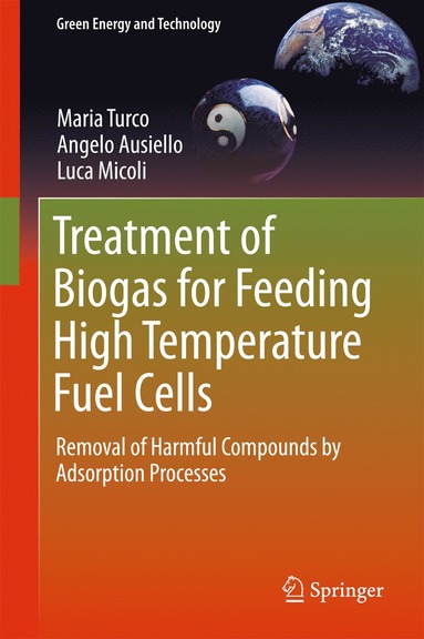 bokomslag Treatment of Biogas for Feeding High Temperature Fuel Cells