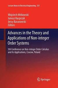 bokomslag Advances in the Theory and Applications of Non-integer Order Systems