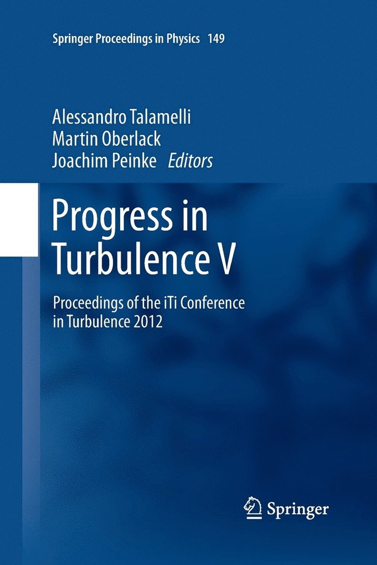 Progress in Turbulence V 1