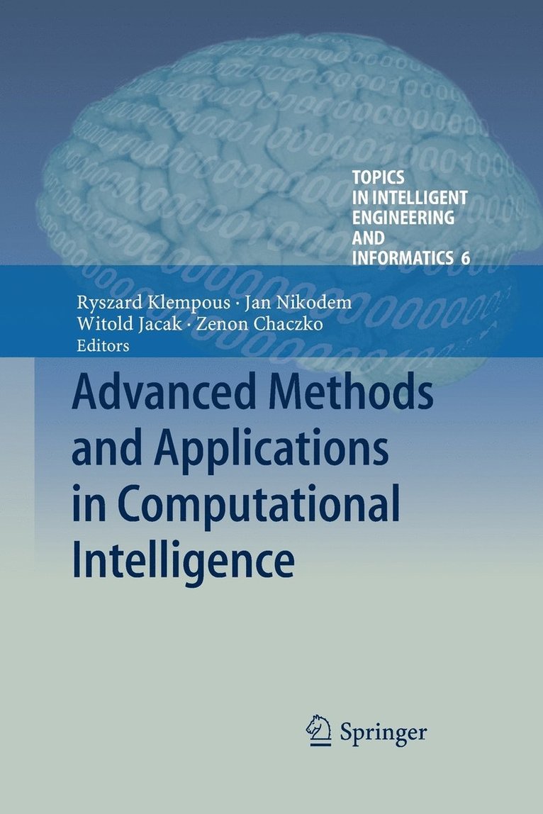 Advanced Methods and Applications in Computational Intelligence 1