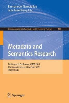 Metadata and Semantics Research 1