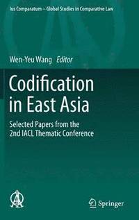 bokomslag Codification in East Asia