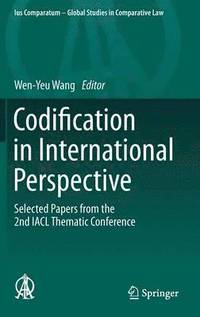 bokomslag Codification in International Perspective