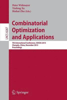 bokomslag Combinatorial Optimization and Applications