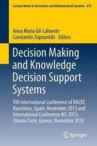 bokomslag Decision Making and Knowledge Decision Support Systems