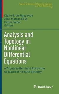 bokomslag Analysis and Topology in Nonlinear Differential Equations